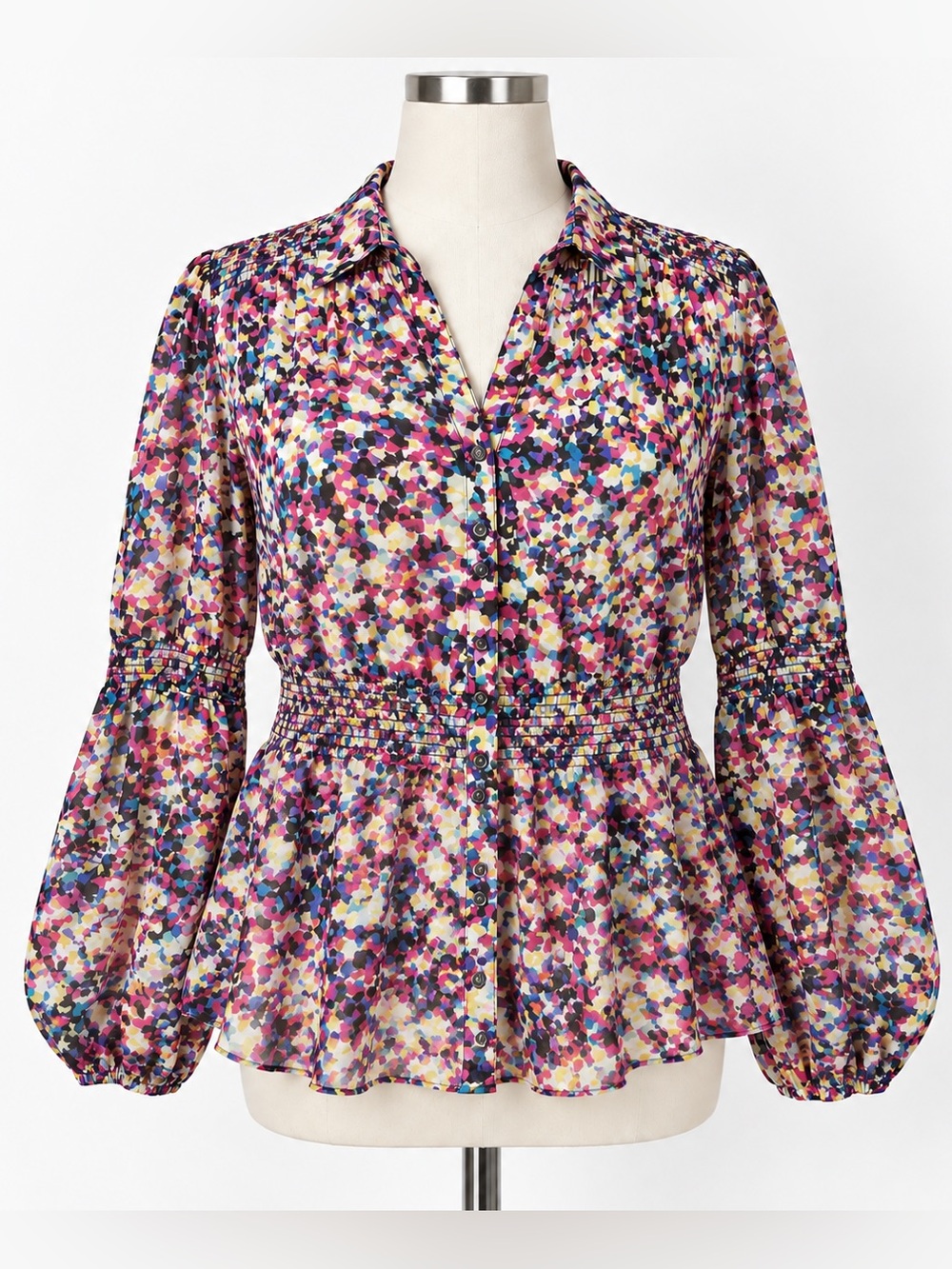 Diane von Furstenberg Silk Blouse – Size 2